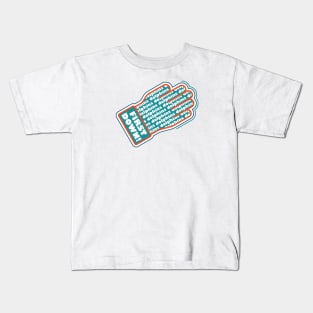 First Down Dolphins! Kids T-Shirt